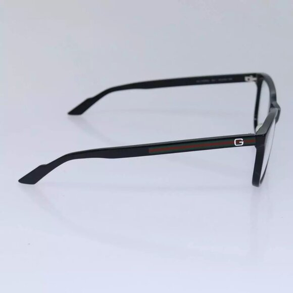 GUCCI Web Sherry Line Date Glasses plastic Black Red Green Auth - Picture 6 of 16